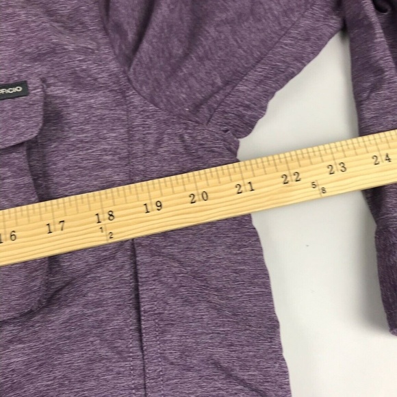 ExOfficio Womens Button Shirt Size M Purple Hiking - Picture 3 of 5
